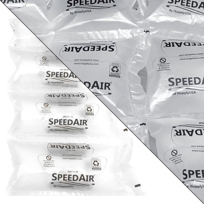 SpeedAir SAVP-PF40 4x8 & 8x8 Variety Pack Air Pillows 40 GALLON Void Fill Packaging Shipping Packing Peanuts Cushion - 207 Count