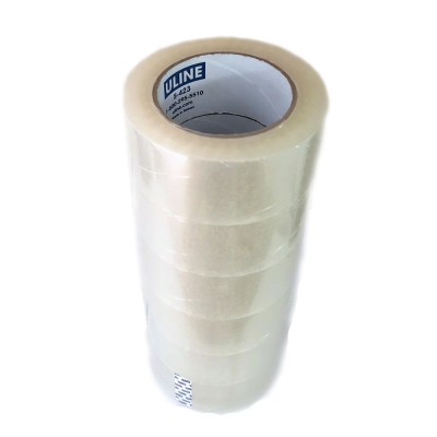 Industrial 2MIL Clear Packing Tape Rolls, 2" x 110 yds, S-423, S-423-6, Pack of 6 Rolls, ULINE