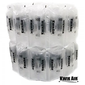 KwikAir 4x8 Air Pillows 175 Count For Void Fill Packaging Shipping Packing Peanuts Defender Bubble Cushion - Prefilled With Air SA84PF-20
