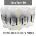 KwikAir 4x8 Air Pillows 684 Count For Void Fill Packaging Shipping Packing Peanuts Defender Bubble Cushion - Prefilled With Air SA84PF-80