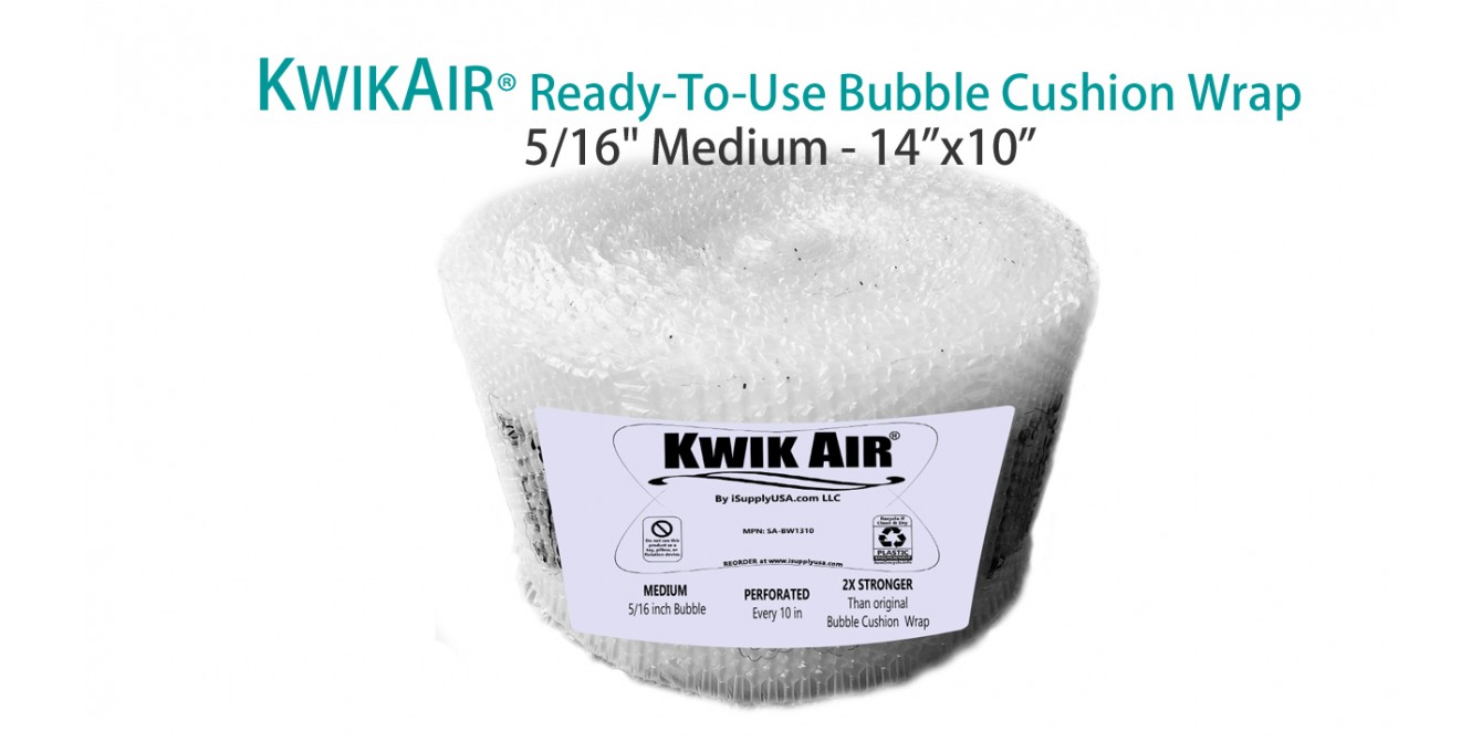 KwikAIR® 5/16” MEDIUM Bubble Cushion Wrap Roll